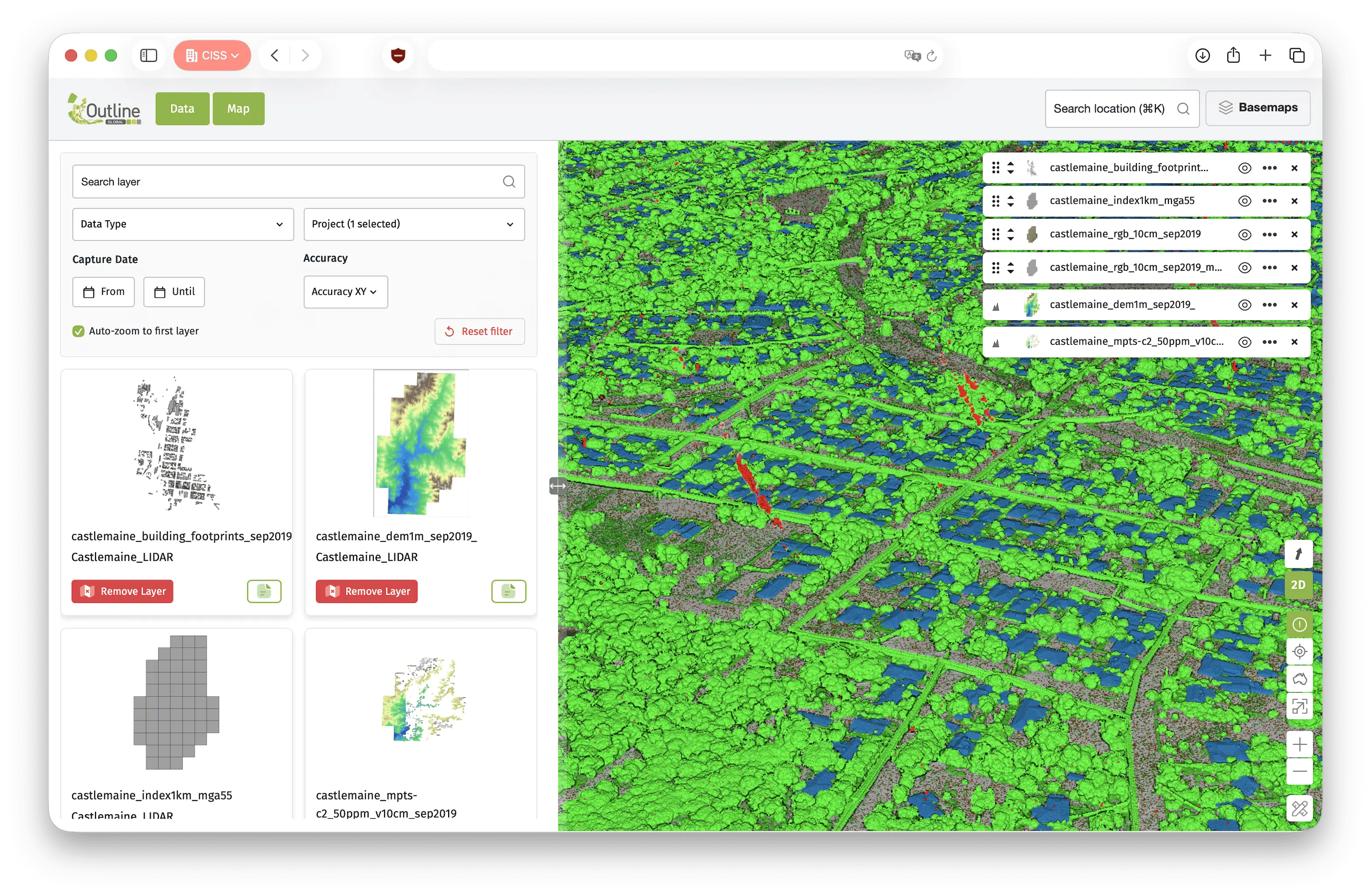 CISS GDI - 3D Map Viewer